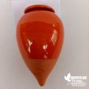 Olla argile - Toupie émaillé Corail 0,3 litres (Oya)