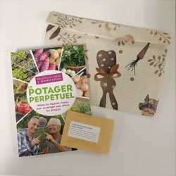 Pochette Cadeau 'Lapin de Pâques' pour Livre 'Le Potager perpétuel'